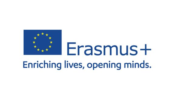 Erasmus EU Logo Erasmus EU Logo mit Zusatz Enriching lives, opening minds,